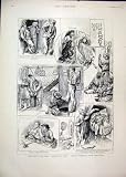 1892 Sketch Steamer Ship India Punkah Wallahs Jaundice