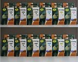 12 Druckerpatronen für Canon IP4200 IP4300 IP4500 IP5200 IP5300 MP500 MP530 MP600 MP610 MP800 MP810 IP 4200 4300 4300 5200 5300 MP 500 530 600 610 610r 800 810r 4 x schwarz dick 2 x schwarz dünn 2 x blau 2 x rot 2 x gelb ( kompatibel mit Chip )