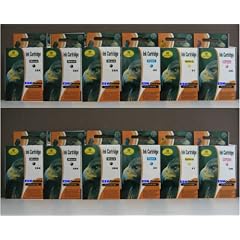 12 Druckerpatronen f�r Canon IP4200 IP4300 IP4500 IP5200 IP5300 MP500 MP530 MP600 MP610 MP800 MP810 IP 4200 4300 4300 5200 5300 MP 500 530 600 610 610r 800 810r 4 x schwarz dick 2 x schwarz d�nn 2 x blau 2 x rot 2 x gelb ( kompatibel mit Chip )