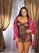 Plus Size Lace Babydoll with Matching Robe