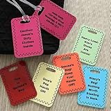 Personalized Luggage Tag Set with Custom Text 51eIJhbmcZL. SL160 Personalized Luggage Tag Set with Custom Text