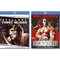 Rambo First Blood/Kickboxer Blu-Ray - 2 Pack