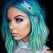 #1 Hair Tattoos - Temporary Tattoos For Hair, 6 Premium Sheets - Gold, Silver, Color High Gloss Effect Hair Tattoo