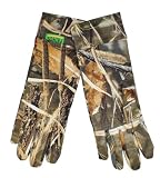 Primos Mossy Oak Stretch-Fit Extended Cuff Gloves - Realtree Advantage Max 4