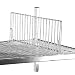 SPG SDU24C Heavyweight Wire Shelf Divider, 8" Height, 24" Length