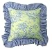 Custom Ruffled Throw Pillow - Multiple Designs