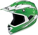 HJC CL-X5N YOUTH KANE MC4 GN/WH/BK SIZE:LRG MOTORCYCLE Off-Road-Helmet