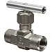 Parker V Series Stainless Steel 316 Needle Valve, Inline, Hand Wheel, Blunt Stem, NPT Female