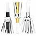 Black, Gold & Silver Fringe Blowouts 24ct