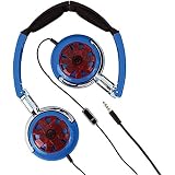 Wicked Wi-8150 Tour Headphones With Microphone (Blue)