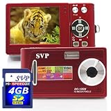 SVP DC-12DX, 12MP Max via interpolaton. One of the most economical digital cameras in world. (Free-4GB High Speed SD Card)
