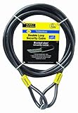 Sterling 124C 12mm x 4.5m Double Loop Vinyl Coated Security Cable Self Coiling