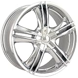 16x7 ION Alloy Style 161 (Chrome) Wheels Rims 4x100 114.3 (161-6701C) by ION Alloy