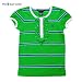 [�|�� �����t���[����]Polo RalphLauren �g�h���[ �K�[���Y �X�g���C�v ���b�t��T�V���c / Striped Ruffle Henley