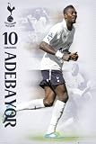 Posters: Soccer Poster – Tottenham Hotspur, Emmanuel Adebayor 11/12 (36 x 24 inches)
