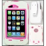 OTTERBOX DEFENDER CASE For iPhone 3G 3GS (WHITE PINK) - Non-Retail Packaging
