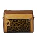 Vieta Lexi Leopard Printed Satchel Crossbody Handbag Purse, Colors Available
