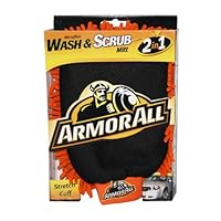 ArmorAll 6307 Microfiber 2 in 1 Wash and Scrub Mitt