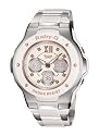 Casio Women's Gem Dial Baby-G Stainless Steel Watch #MSG301-7B