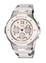 Casio Women's MSG301-7B Gem Dial Baby-G Stainless Steel Watch