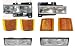 94-98 Chevy Silverado C/K Pickup Headlight Package 94-99 Tahoe Suburban 8pc Set
