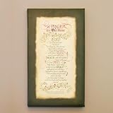 A Prayer for Our Home - Gallery Wrapped Canvas Print Christian Home Décor