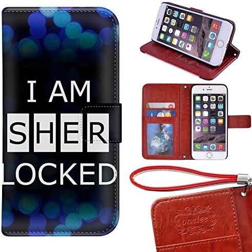 iPhone 6 6s Wallet Case[4.7 inch], Customize Factory TV Play Sherlock Premium PU Leather Case Wallet Flip Stand Case Cover for iPhone 6 6s with Card Slots