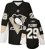 Marc-Andre Fleury Youth Jersey: Reebok #29 Pittsburgh Penguins Youth Replica Jersey