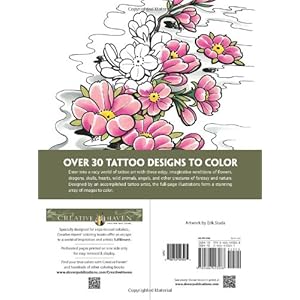 Creative Haven Modern Tattoo Designs Coloring Book (Creative Haven Coloring Books)