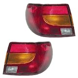 00 01 02 Saturn S-series Sedan Taillight Taillamp Pair by Aftermarket