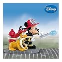 All Fired Up Mickey Mouse And Pluto Collectible Figurine by The Hamilton Collection