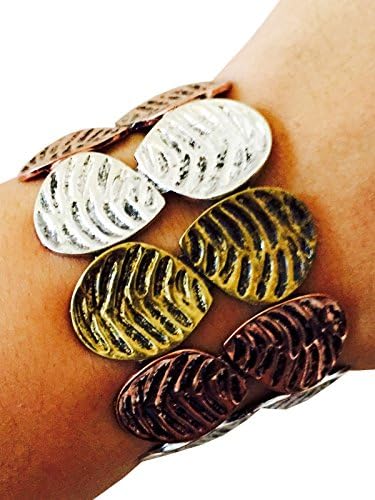 The SOPHIA Bracelet designed to securely conceal your Fitbit® Flex! (TRI-TONE SOPHIA)