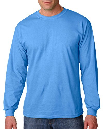Gildan G540 5.3 Oz. Heavy Cotton Long-Sleeve T-Shirt - Carolina Blue - Xl