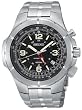 Seiko Men's SUN009 Kinectic Flight Computer Watch