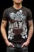 Bulzeye Death Rider Skeleton Biker T-Shirt Tattoo Vintage Couture Fashion Clothing