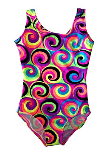 60's Swirls Tank Leotard