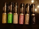 Saffron glitter liquid eyeliner SET one Mix of 6