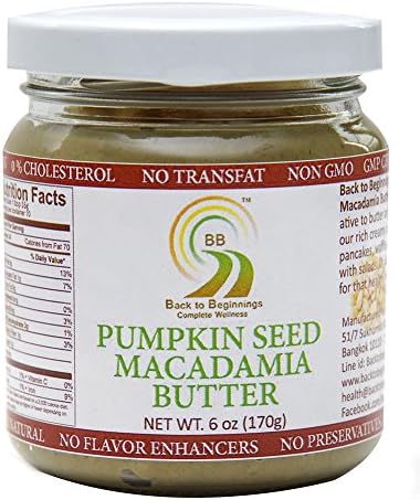 Back To Beginnings Pumpkin Seed Macadamia Butter 6 oz Pack of 2