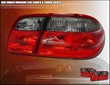 96-02 (1996-2002) MERCEDES BENZ E-CLASS E55 E430 E320 W210 TAIL LIGHTS RED SMOKE 97 98 99 -00 01 02