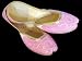 Bollywood Pink Wedding Shoes Belly Dance Khussa 8.5