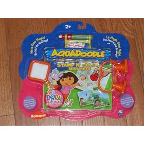 Click here to buy Aquadoodle Stamp N' Color Mini Mats Dora the Explorer by AquaDoodle.