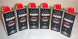 6x Genuine Zippo Premium Lighter Fluid Petrol 125ML UK ONLY