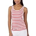 Gilligan & O'Malley&reg; Womens Fashion Tissue Tank - Guava Berry Stripe