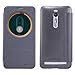 Asus Zenfone 2 Case,Leevin(TM) Premium Smart Wake Up Leather Cover Frosted Hard Case for Asus Zenfone 2 (ZE550ML/ZE551ML) 5.5'' Inch (Smart Leather Black)