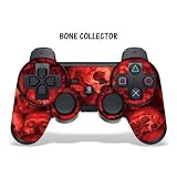 ps3 controller skin Protective Skin for Playstation 3 Remote Controller Bone Collector Red Video Game ps3 controller skin