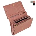 Cappiano Italian Leather Multi Section Purse/Wallet