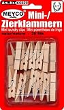 Eigenschaften Meyco / 25 Mini-Wäscheklammern 45mm Holz ME 65220