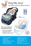 HUG ME JOEY PREEMIE AND SMALL INFANT CAR SEAT SUPPORT SYSTEM, Dove Gray