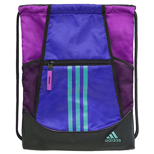 adidas-Alliance-II-Sackpack-Night-Flash-PurpleFlash-PinkVivid-Mint-18-x-1375Inch