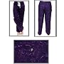 Pookies Drawstring Pants: "Psychedelic Purple" Print